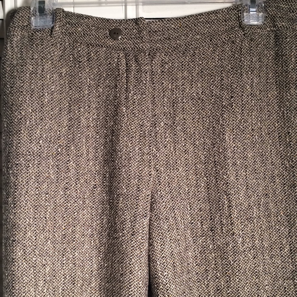 Pants 10, Herringbone Tweed Made Italy Fantastic